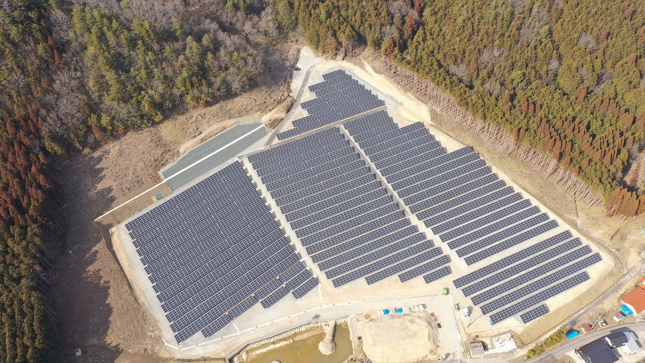 令和4年度：広島県安芸高田市2,800kW　設計・施工